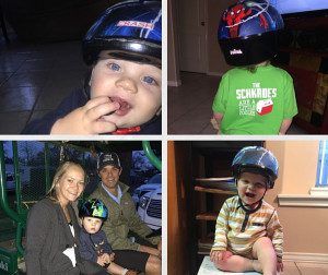 My Son Wore a Helmet Collage
