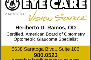 Complete Family Eye Care, a member of Vision Source- Corpus Christi, TX- Banner2