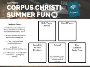 Passport to Corpus Christi Summer Fun Printable- Corpus Christi Moms Blog