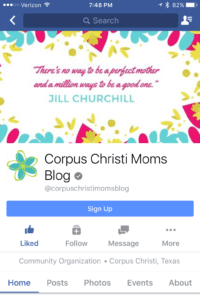 How to Like Our Facebook Page- See First- Corpus Christi Moms Blog