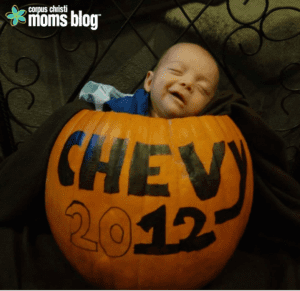 baby-in-a-pumpkin-My Love Affair with Fall and All Things Pumpkin- Wreath- Corpus Christi Moms Blog