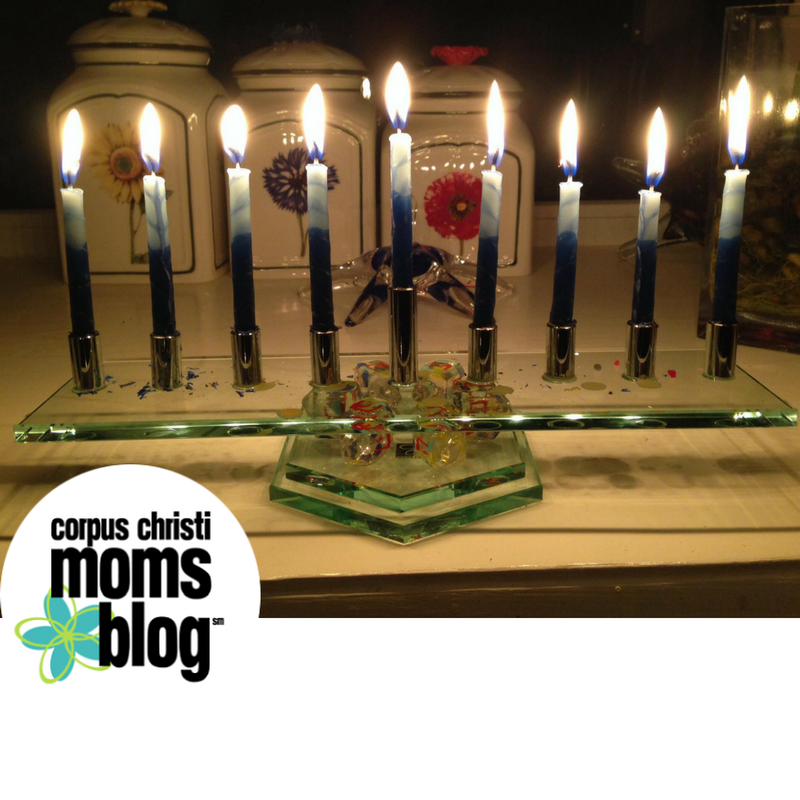 Festival of Lights- Celebrating Hanukkah- Menorah- Corpus Christi Moms Blog
