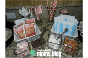 hot-cocoa-bar and homemade gifts