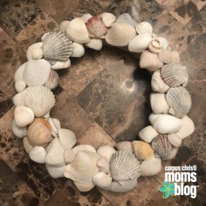 seashell wreath corpus christi moms blog