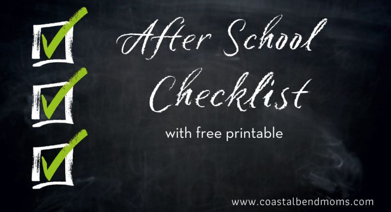 After School Checklist: How to stay sane when you’re Back To School