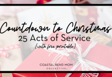 25 days of service | Coastal Bend Mom Collective