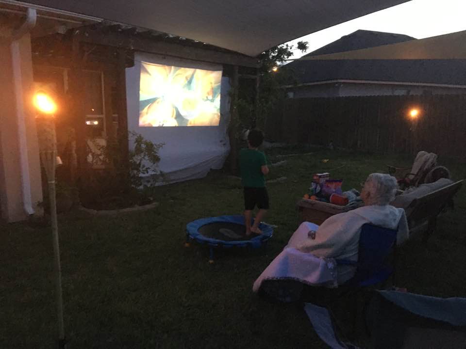 Backyard Movie Night