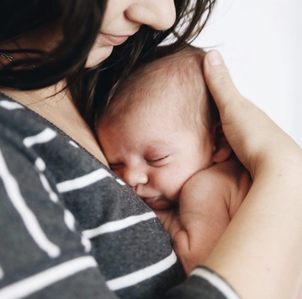 Jerin and Baby | Coastal Bend Mom Collective