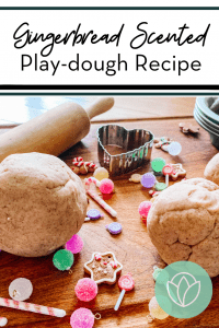 gingerbread play-dough: coastal bend moms