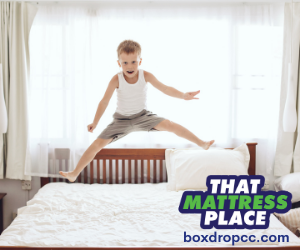 Box Drop Corpus Christi : Boy jumping on the Bed