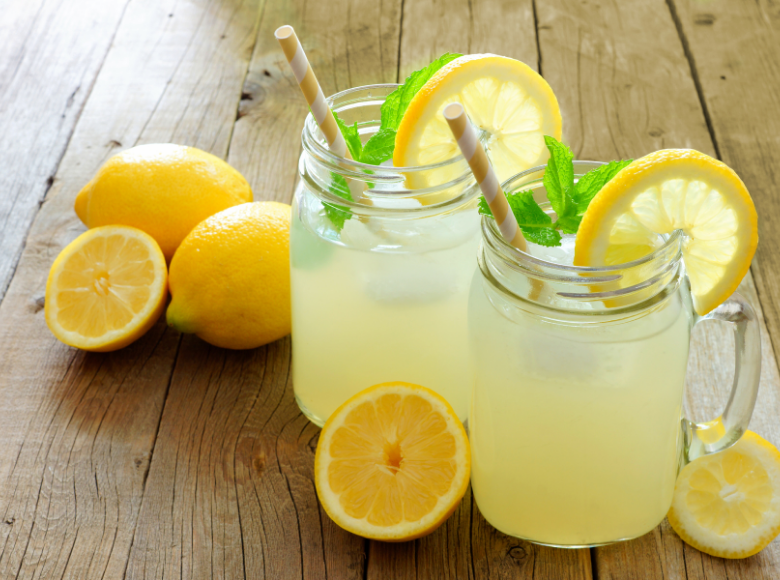 Mason Jar of Lemonade