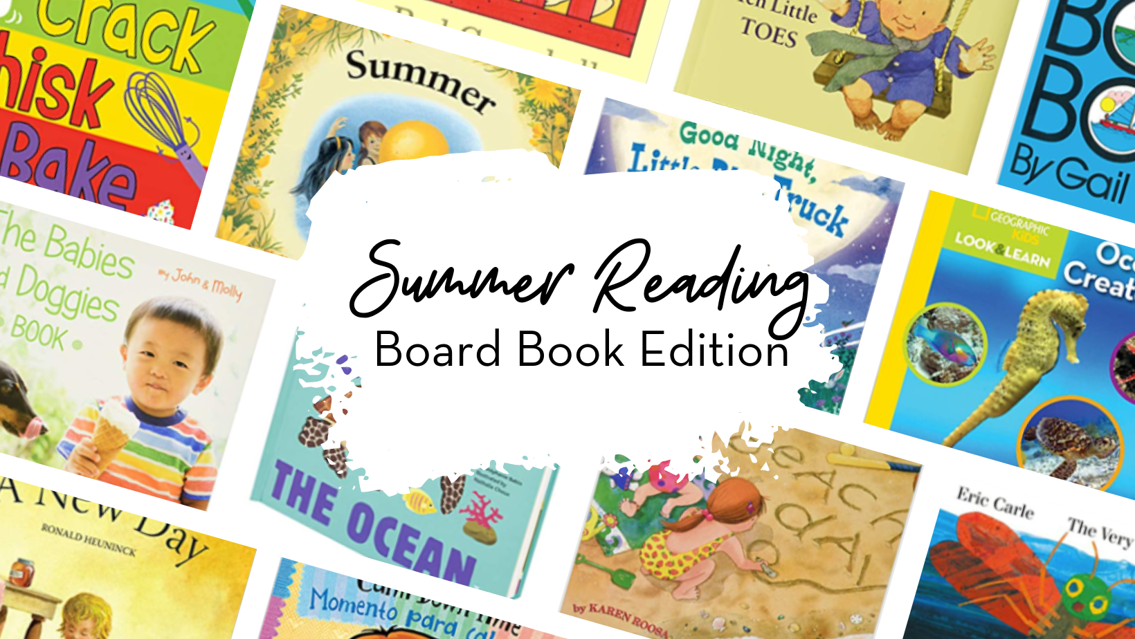 Summer Reading Board Books for Toddlers