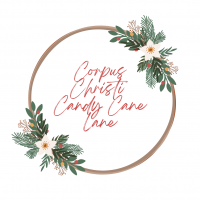 White Red Green Minimal Floral Christmas Candle Circle Sticker