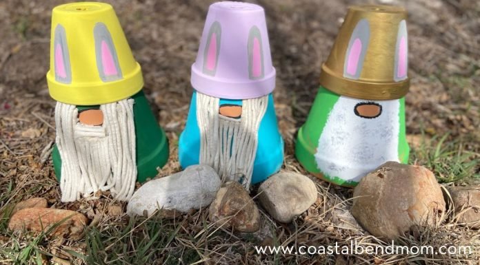 DIY Easter Bunny Garden Gnomes