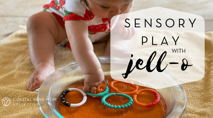Sensory play w. Jello FEAT