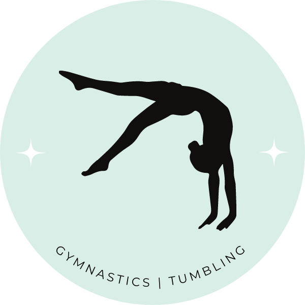 Gymnastics & Tumbling Button