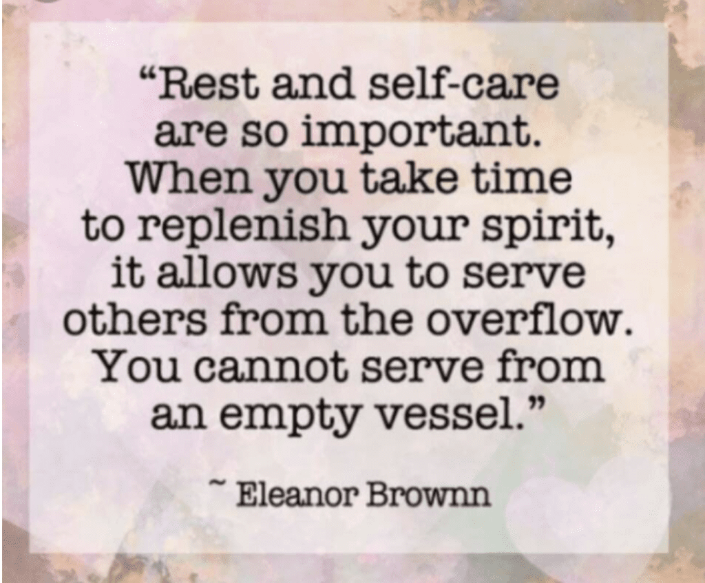 Quote about Self Care