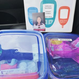 Diabetes supplies for school year