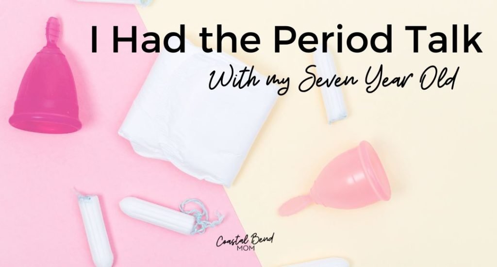 Menstrual products with pink background