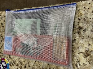 The Board Game Monopoly inside a new organizing bag