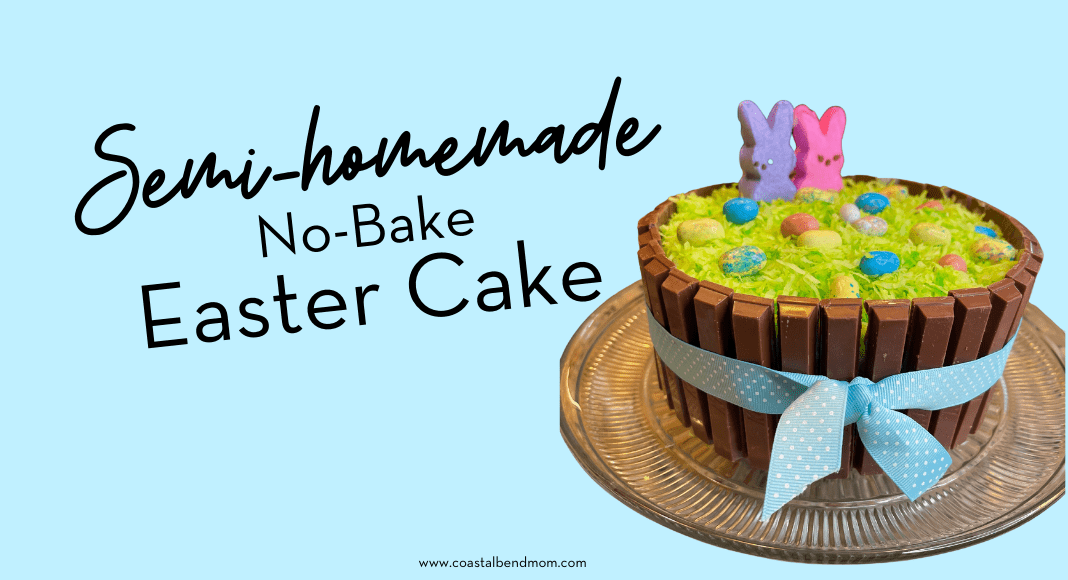 Semi Homemade No Bake Easter Cake